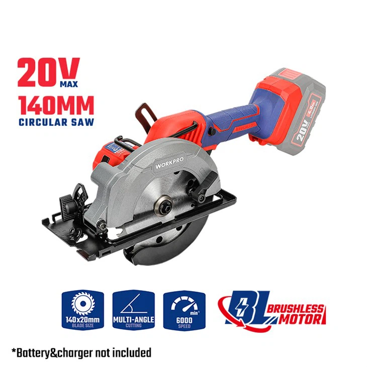 20V 140mm KRUŽNA PILA BEZ ČETKICA